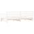 Pat de zi cu extensie, alb, 90x200 cm, lemn masiv de pin GartenMobel Dekor