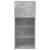 Comodă TV cu lumini LED, gri beton, 40,5x30x90 cm GartenMobel Dekor