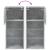 Comodă TV cu lumini LED, gri beton, 40,5x30x90 cm GartenMobel Dekor