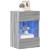 Comode de perete cu lumini LED pentru TV, 2 buc, gri sonoma, 40x30x60,5 cm GartenMobel Dekor