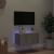 Comodă TV de perete cu lumini LED, gri sonoma, 60x35x31 cm GartenMobel Dekor