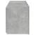 Comodă TV de perete cu lumini LED, gri beton, 100x35x41 cm GartenMobel Dekor