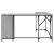 Birou, gri sonoma, 141x141x75 cm, lemn prelucrat GartenMobel Dekor
