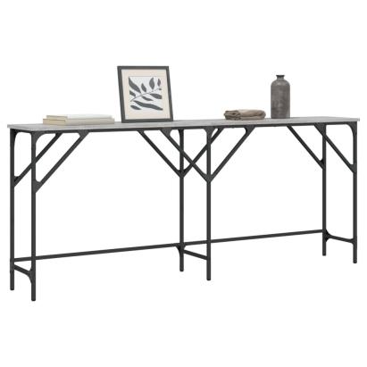 Măsuță consolă, gri sonoma, 180x29x75 cm, lemn prelucrat GartenMobel Dekor