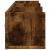 Dulap de perete, stejar fumuriu, 75x18x16,5 cm, lemn compozit GartenMobel Dekor