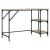 Birou, stejar sonoma, 120x50x75 cm, metal și lemn prelucrat GartenMobel Dekor