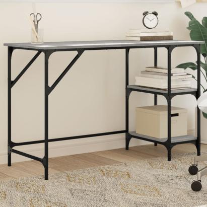 Birou, gri sonoma, 120x50x75 cm, metal și lemn prelucrat GartenMobel Dekor