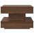 Măsuță cafea rotativă 360 grade, stejar maro 50x50x34,5 cm GartenMobel Dekor
