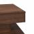 Măsuță cafea rotativă 360 grade, stejar maro 50x50x34,5 cm GartenMobel Dekor