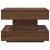 Măsuță cafea rotativă 360 grade, stejar maro 50x50x34,5 cm GartenMobel Dekor