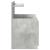 Noptiere 2 buc. cu 2 sertare, gri beton, 40x36,5x62 cm GartenMobel Dekor