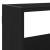 Raft cubic de perete cu 7 compartimente negru lemn prelucrat GartenMobel Dekor