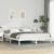 Cadru de pat cu headboard Alb 180 x 200 cm Lemn masiv de pin GartenMobel Dekor