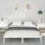 Cadru de pat cu headboard Alb 160 x 200 cm Lemn masiv de pin GartenMobel Dekor