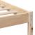 Cadru de pat cu headboard Maro 120 x 200 cm Lemn masiv de pin GartenMobel Dekor