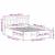 Cadru de pat cu headboard Alb 120 x 190 cm Lemn de brad GartenMobel Dekor