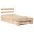 Cadru de pat cu sertar cu headboard cu depozitare Maro 80 x 200 cm Lemn de brad solid GartenMobel Dekor
