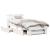 Cadru de pat cu sertar cu headboard cu depozitare Alb 75 x 190 cm Lemn de brad solid GartenMobel Dekor
