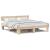 Cadru de pat cu headboard Maro 180 x 200 cm Lemn de brad solid GartenMobel Dekor
