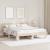 Cadru de pat cu headboard Maro 180 x 200 cm Lemn de brad solid GartenMobel Dekor