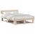 Cadru de pat cu headboard Maro 140 x 200 cm Lemn de brad solid GartenMobel Dekor