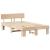 Cadru de pat cu headboard Maro 120 x 190 cm Lemn de brad solid GartenMobel Dekor