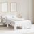 Cadru de pat cu headboard Alb 120 x 190 cm Lemn de brad solid GartenMobel Dekor