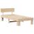 Cadru de pat cu headboard Maro 90 x 190 cm Lemn de brad solid GartenMobel Dekor
