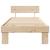 Cadru de pat cu headboard Maro 75 x 190 cm Lemn de brad solid GartenMobel Dekor