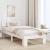 Cadru de pat cu headboard Alb 75 x 190 cm Lemn de brad solid GartenMobel Dekor