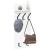 Răcător de paltoane montat pe perete Alb 90 x 40 x 10 cm GartenMobel Dekor