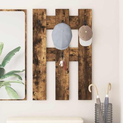 Răcător de paltoane montat pe perete Stejar afumat GartenMobel Dekor