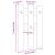 Răcător de paltoane montat pe perete sonoma gri 65 x 3 x 100 cm GartenMobel Dekor
