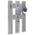 Răcător de paltoane montat pe perete sonoma gri 65 x 3 x 100 cm GartenMobel Dekor