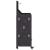 Cărucior pentru unelte cu raft cu roata cu depozitare Manual Negru 65 x 35 x 111 cm GartenMobel Dekor