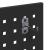 Cărucior pentru unelte cu raft cu roata cu depozitare Manual Negru 65 x 35 x 111 cm GartenMobel Dekor