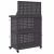 Cărucior pentru unelte cu raft cu roata cu depozitare Manual Negru 65 x 35 x 111 cm GartenMobel Dekor