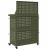Cărucior pentru unelte Olivengrønn 65 x 35 x 111 cm Metal GartenMobel Dekor