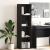 Bibliotecă Stejar negru 40 x 30 x 152 cm Lemn compozit GartenMobel Dekor