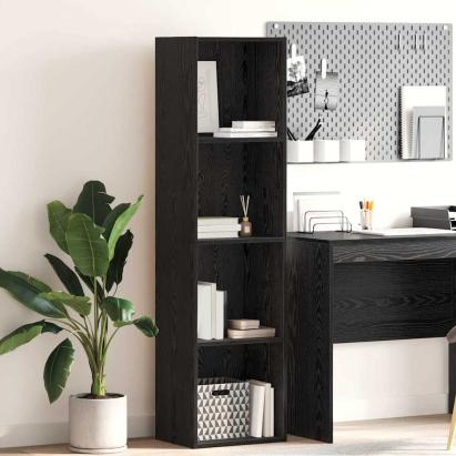 Bibliotecă Stejar negru 40 x 30 x 152 cm Lemn compozit GartenMobel Dekor