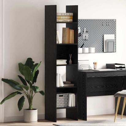 Dulap pentru cărți Stejar negru 40 x 35 x 180 cm Lemn compozit GartenMobel Dekor