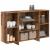 Bufet cu raft Lemn vechi 120 x 30 x 75 cm Lemn compozit GartenMobel Dekor