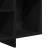 Bufet cu raft Stejar negru 120 x 30 x 75 cm Lemn compozit GartenMobel Dekor