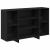 Bufet cu raft Stejar negru 120 x 30 x 75 cm Lemn compozit GartenMobel Dekor