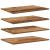 Placă Raft pentru Cărți cu raft 4 pcs Maro 100 x 40 x 1.5cm PAL GartenMobel Dekor