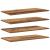 Placă Raft pentru Cărți cu raft 4 pcs Maro 100 x 40 x 1.5cm PAL GartenMobel Dekor