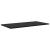 Placă Raft pentru Cărți 4 pcs Negru 100 x 40 x 1.5cm PAL GartenMobel Dekor