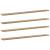Placă Raft pentru Cărți cu raft 4 pcs Maro 100 x 40 x 1.5cm PAL GartenMobel Dekor