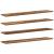 Placă Raft pentru Cărți cu raft 4 pcs Maro 100 x 40 x 1.5cm PAL GartenMobel Dekor