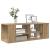 Cabinet TV stejar artizanal 102 x 35 x 35 cm Lemn compozit GartenMobel Dekor